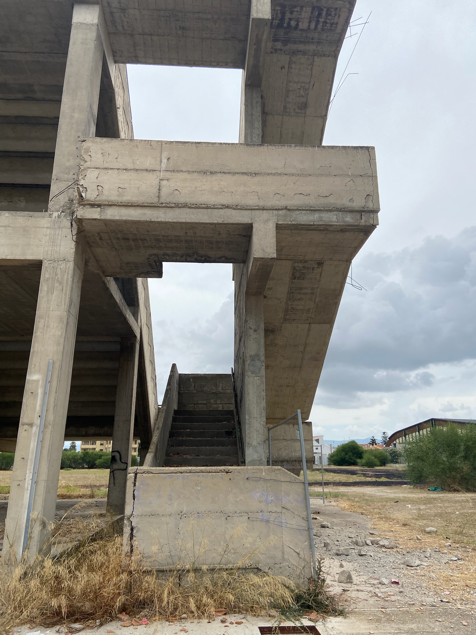 Stato di fatto del complesso Is Arenas